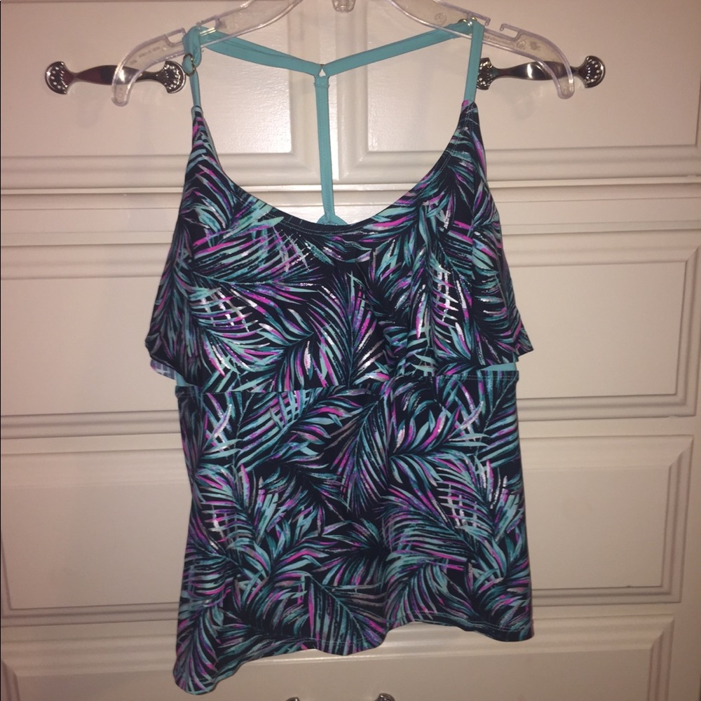 Tankini swimsuit tropical top!